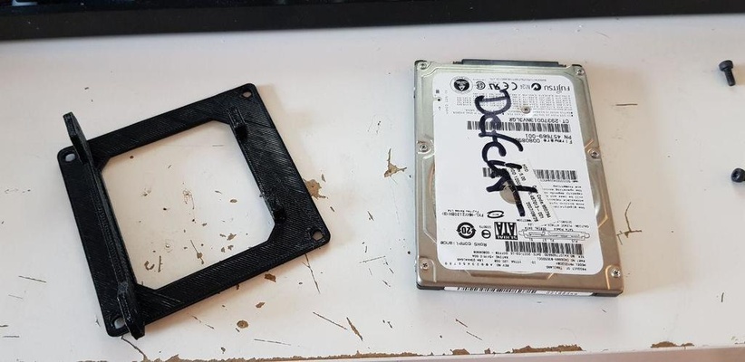 2 5 hdd to 80mm fan by rinax passatempo fai adattatore thingiverse 25hdd 3d print model - Mito3D