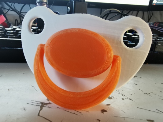 fursuit pacifier inspired by nuk classic rinax props & cosplays thingiverse furry abdl ageplay fursuitprop 3d print model - Mito3D
