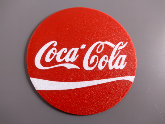koka cola untersetzer by schamane haushalt dekor 3d print model - Mito3D