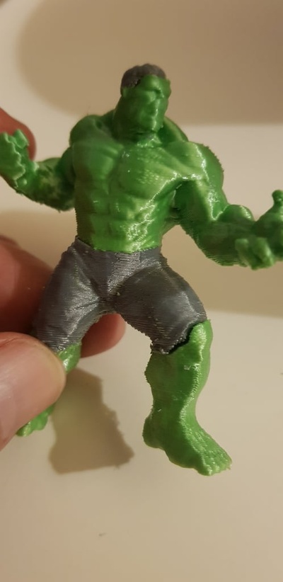 hulk multipart remixed by gr gory hargous miniatures creatures 3d print model - Mito3D