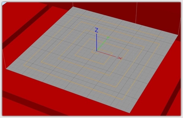 flashforge finder bed leveling spirale by gr gory hargous 3d printer test models flashforgefinder 3d print model - Mito3D