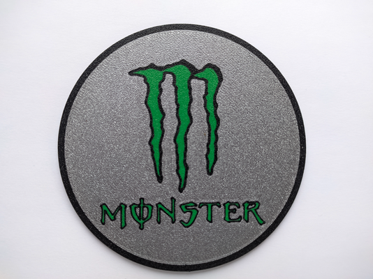 monster coaster by szaman household decor 3d print model - Mito3D