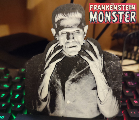 it s alive by classic 25 generative 3d model hueforge & lithophane fast print monster frankenstein horror movie filament painting 3d print model - Mito3D