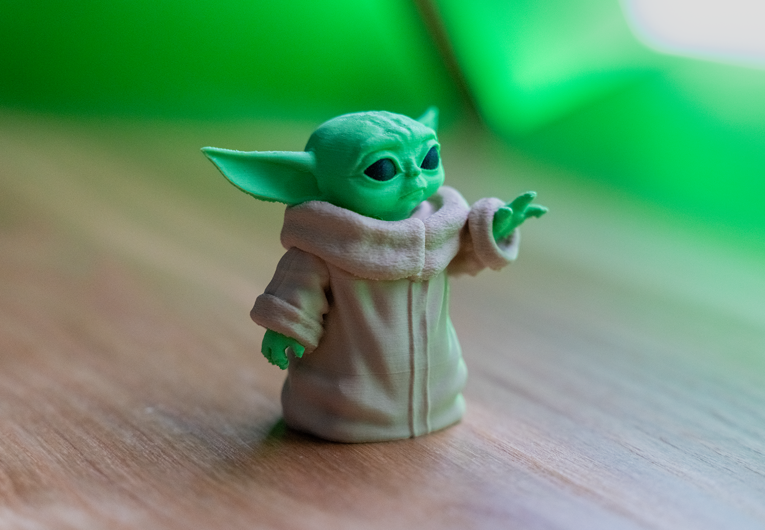 colorized grogu baby yoda shared by michaelbmf art sculptures starwars star wars mandalorian fan cute child miniature disney 3D print model - Mito3D