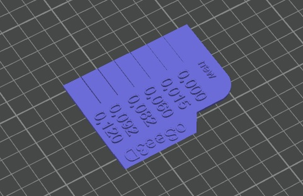 versión fluir proporción medición herramienta by osee3d 3d impresora prueba modelos relación flujo 3d print model - Mito3D