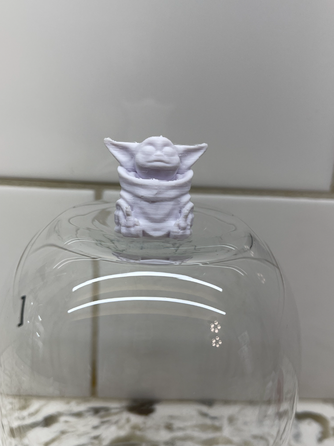 bebek yoda kapak kök şapka by bd 3d baskı hobi kendin yap araçlar araba tekerlek 3D print model - Mito3D