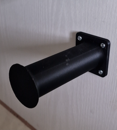 wall mounted spool holder by iain willis 3d printer accessories 3d print model - Mito3D