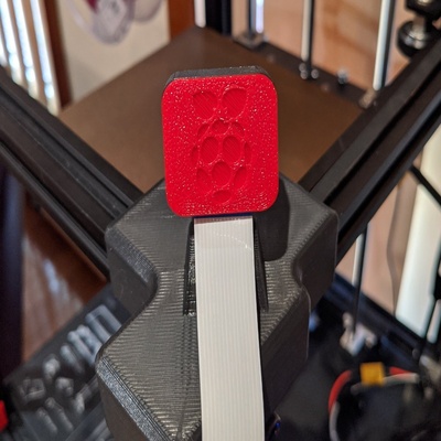 ender 5 raspberry pi camera case - stop mount remixed by dweller 3d printer accessories cameramount creality endstopmount ender5 raspberrypicamera raspberrypicase raspberrypi 3d print model - Mito3D