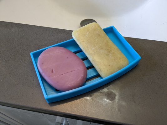 jabón plato by beirofalone casa modelos ducha accesorios jabonera bandeja 3d print model - Mito3D