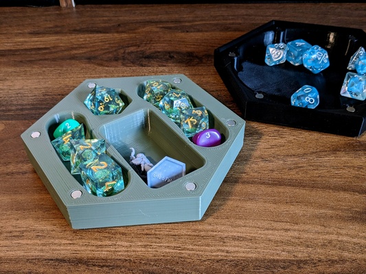 dice miniature vault by beirofalone toys & games mini dnd tabletop dungeonsanddragons miniatures d20 tabletopgaming dicevault diceroller penandpaperrpg gift christmas 3d print model - Mito3D