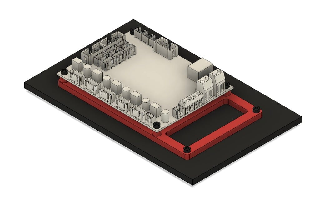 mks gen 14 to l or skr v13 - mount adapter by heads 3d printer parts bigtreetechskr biquskrv11 biquskrv13 folgertech folgertechft5 ft-5 mksgen mksgenl mksgenv14 3D print model - Mito3D