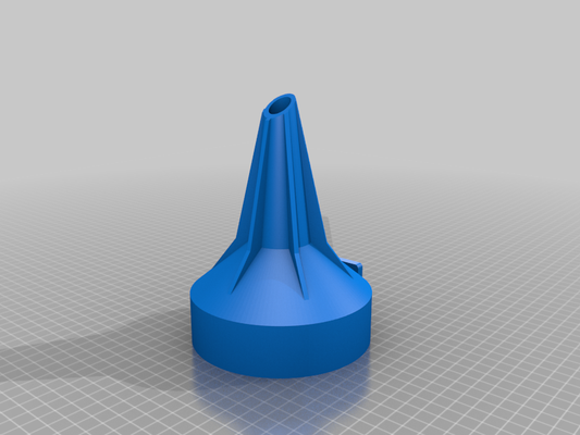 my customized funnel by toto w household house models 3d print model - Mito3D