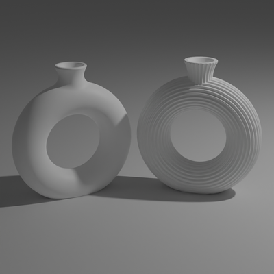 vaso 1 anel by anjo caído casa decoração suporte 3d print model - Mito3D