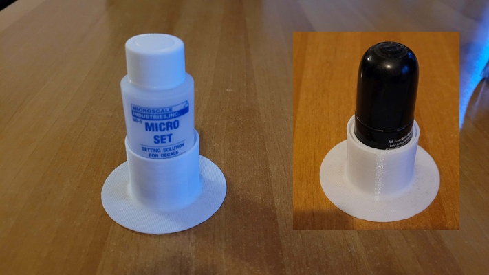 flasche diener by slanjonok werkzeuge malerei flaschenhalter malwerkzeuge malwerkzeug 3d print model - Mito3D