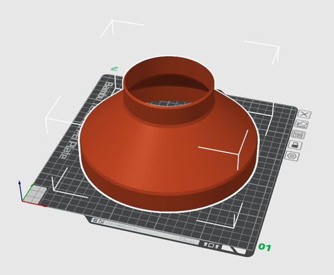 adapter 200mm 100mm by pd holzarbeiten werkzeuge maschine 3d print model - Mito3D