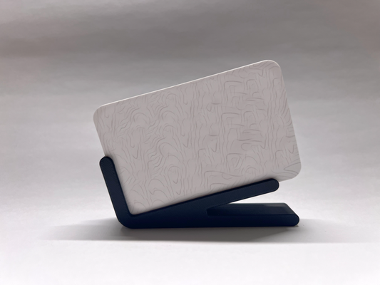 visitenkarte halter unterstützung by andrew ho haushalt büro geschäftskartenhalter 3d print model - Mito3D