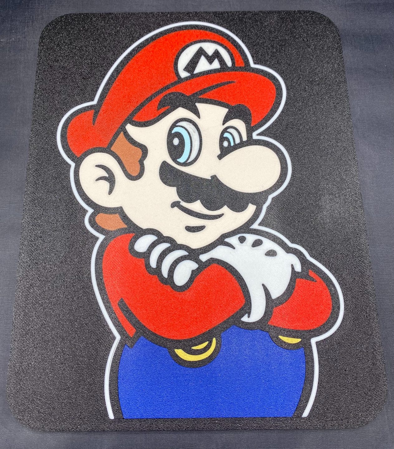 mario light box panel 180mmx230mm by igmiller household decor nintendo super lamp 3D print model - Mito3D