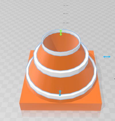 traffic cone pencil holder by luke b tools organizers organize 3d print model - Mito3D