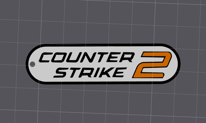 cs2 keychain by tomasgruber toys & games counter strike 3d print model - Mito3D