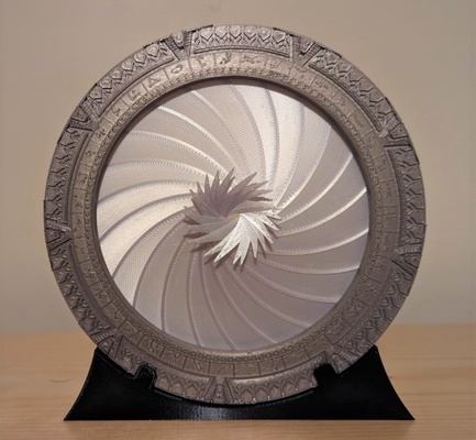 stand martin's stargate remixed by ken mills miniatures thingiverse iris 3d print model - Mito3D