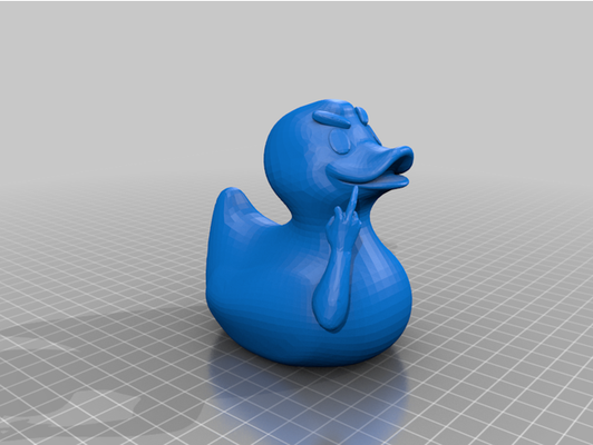 ördek by dr bantlar sanat heykeller cip eğildi komik 3d print model - Mito3D