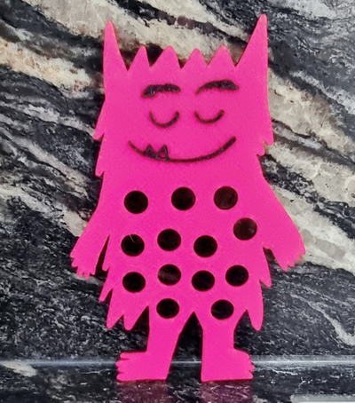 pequeno monstro compartilhado by faça queria brinquedos jogos personagens criança criatura 3d print model - Mito3D
