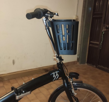 bicicleta cesta by elianas passatempo faça veículos guerra estrelas suporte recipiente estrela guerras morte dobrando dobra bici cestino 3d print model - Mito3D