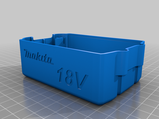 makita 18v battery pack holder bl1860b v2 replica by haykq808 tools makita18v 3d print model - Mito3D