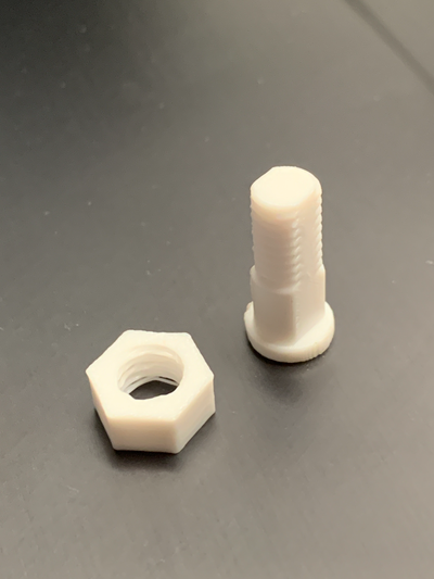 key hole mount screw nut by user 3257010834 hobby & diy 3d print model - Mito3D