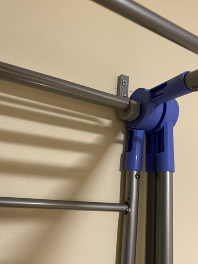 drying rack hook by rembomy household house models wallhook dryingrack screwmounted 3d print model - Mito3D
