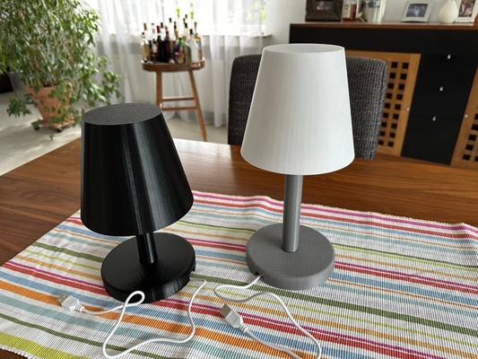 kleine ticlampe by prilchen ménage décor lampe chevet tischlampe 3d print model - Mito3D