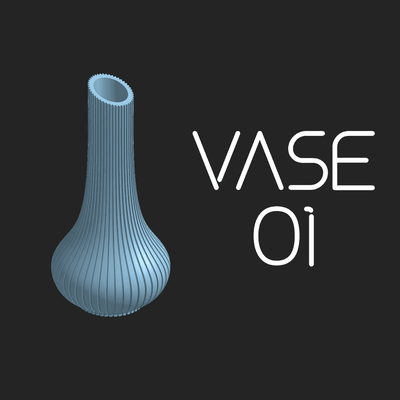 vase 01 vertka by radek ménage décor no soutiens accueil maison bureau salon cuisine 3d print model - Mito3D