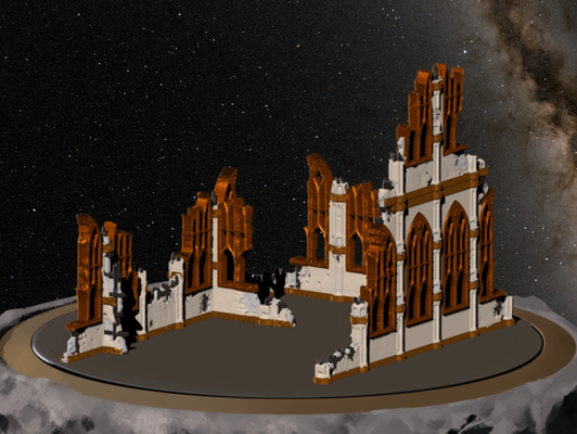 campo batalla constructor gratis ruina 4 by herrero miniaturas arquitectura sombrío ciencia ficción imperial restos espacio 3d print model - Mito3D