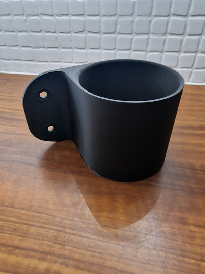 cup holder simrig 8040 by joni pietil toys & games sim simracing aluminium profile 3d print model - Mito3D