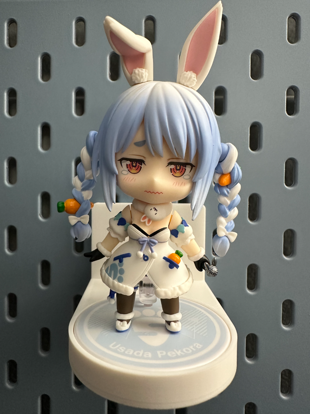 ikea skadis 60mm base nendoroid holder remixed by chongfun miniatures hololive 3D print model - Mito3D