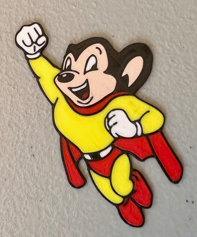 multicolor mighty mouse magnet by wotfan art 2d 3d print model - Mito3D