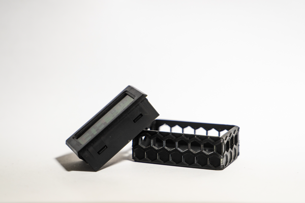 magnético higrômetro monte by criador método 3d impressora acessórios suporte 6x3 caso bainha temperatura sensor umidade metro calibre estufa jardim porão geladeira armário roupa melhoria 3dprinter 3d print model - Mito3D