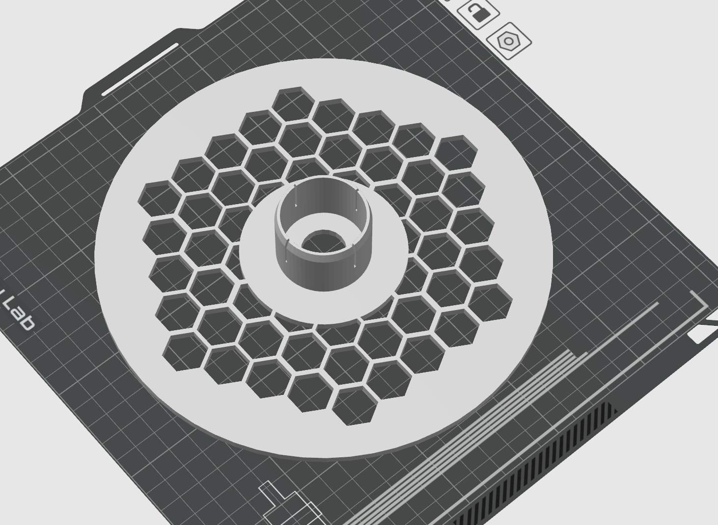 ams carretel adaptador pequeno 250g carretéis by chocolink 3d impressora acessórios spooladapter filamento 200g 3D print model - Mito3D