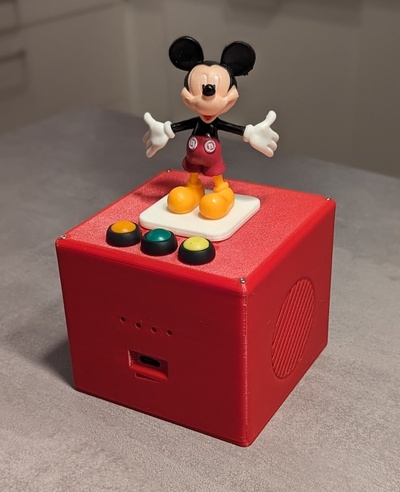phoniebox by theduffman85 pasatiempo bricolaje diy diyelectronics niños juguetes frambuesa raspberrypi toniebox tonies 3d print model - Mito3D