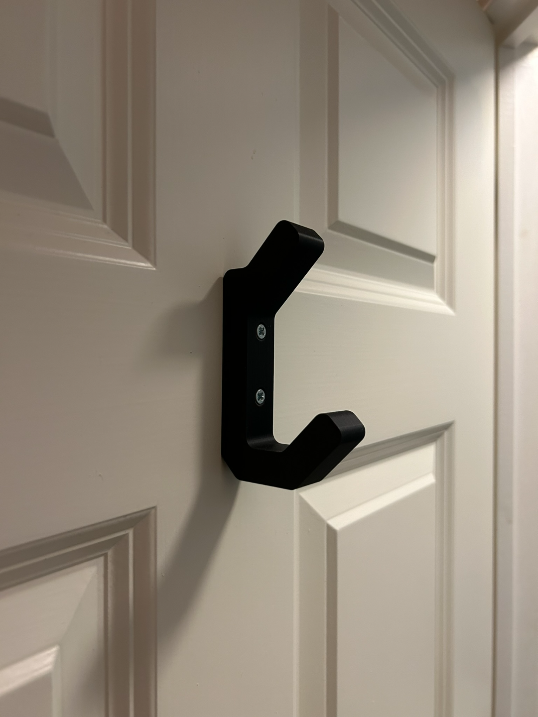 door hook by reckit household house models coathook functional 3D print model - Mito3D