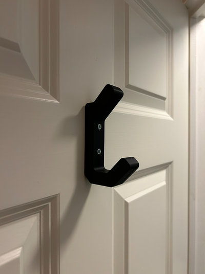 door hook by reckit household house models coathook functional 3d print model - Mito3D