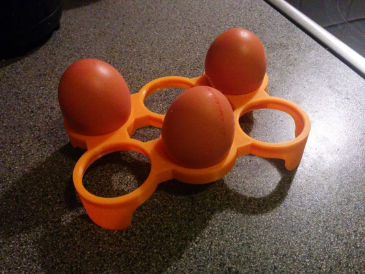 huevo bandeja by henryk casa modelos refrigerador cocina cocinando huevos desayuno comida 3d print model - Mito3D