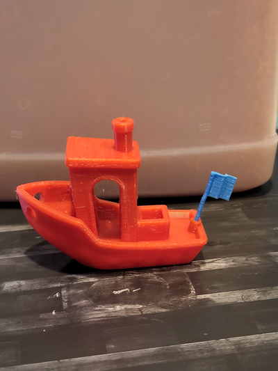 wavey benchy flag by nbloedel 3d printer test models boat 3d print model - Mito3D