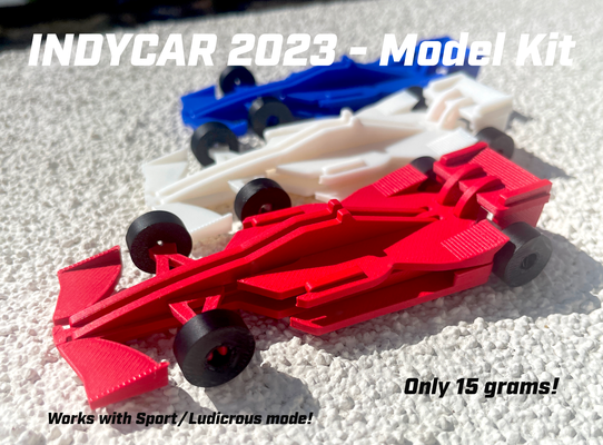 indycar 2023 - model kit by crafters hobby & diy vehicles car racecar build f1 formula1 indy assemble free easy card kitcard 3d print model - Mito3D