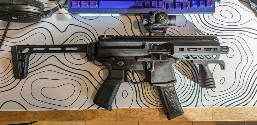 m-lok compatible k-grip foregrip remixed by horvaticus hobby & diy sport outdoors grip mp5 mlok vfg vertical 3d print model - Mito3D