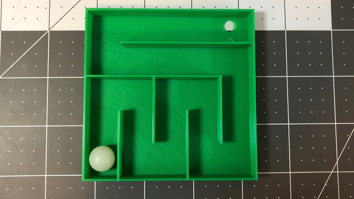 0 5 marmor matze by 3d drucken sachen spielzeuge spiele rätsel 3d print model - Mito3D