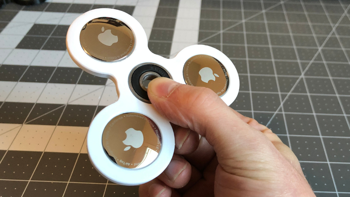 airtag fidget spinner by 3d print stuff tools gadgets 3d print model - Mito3D
