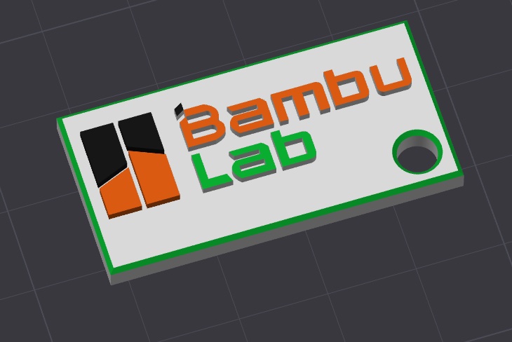 bambu lab keychain by osprey designs 3d printer accessories multicolor bambulab 3D print model - Mito3D