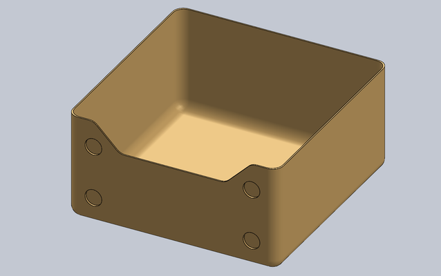 dev bok kaka yakalayıcı by ammon miller 3d yazıcı aksesuarlar çöp kutusu kutu kova şut 3d print model - Mito3D