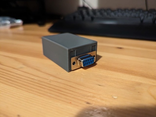 amiga atari st mouse adapter case remixed by ken mills hobby & diy electronics thingiverse ps2 3d print model - Mito3D